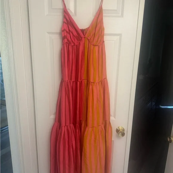 Farm Rio | Farm For Anthropologie Women’s Maxi Dress Sz S MSRP $248 NWT! - Picture 5 of 7